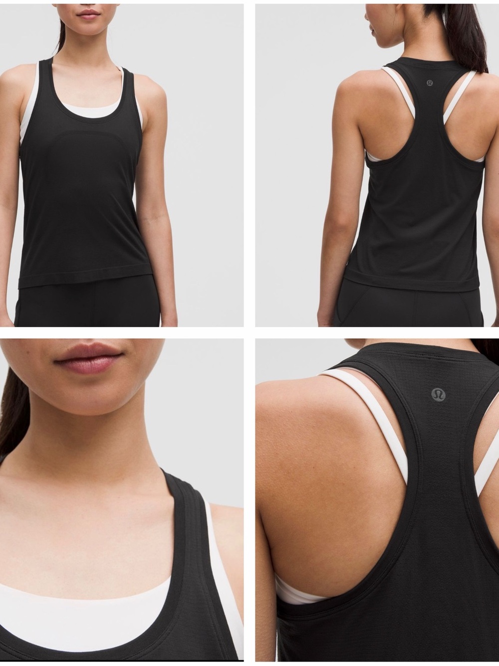 lululemon athletica Black Racerback Tank